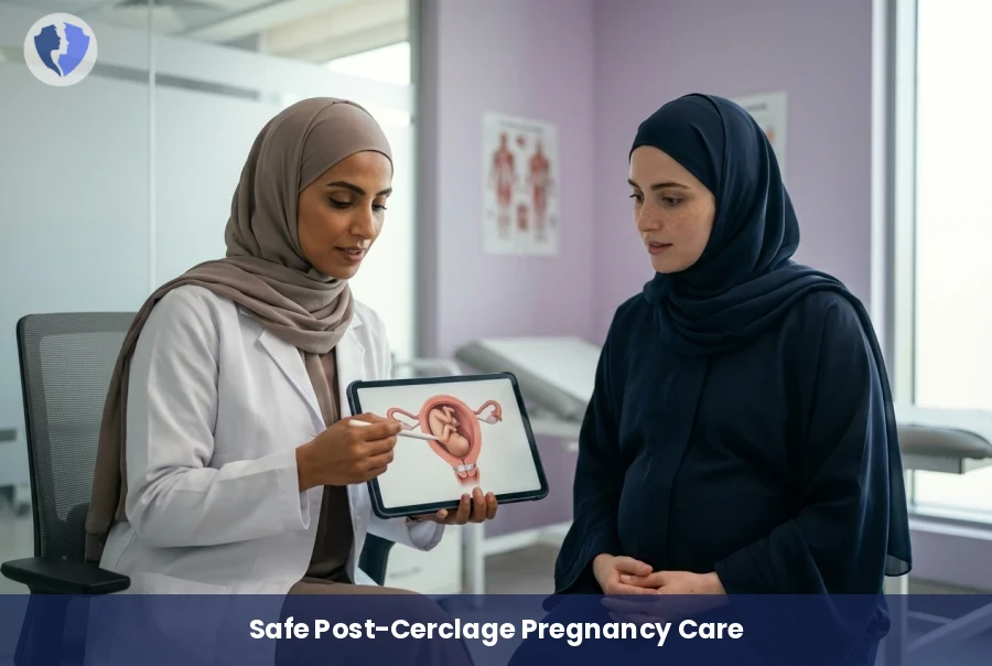 Safe Post-Cerclage Care - Post-Cerclage Monitoring and Infection Screen