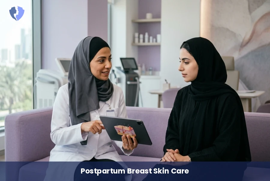 Postpartum Breast Skin Health Check - Postpartum Breast Skin and Areolar Assessment
