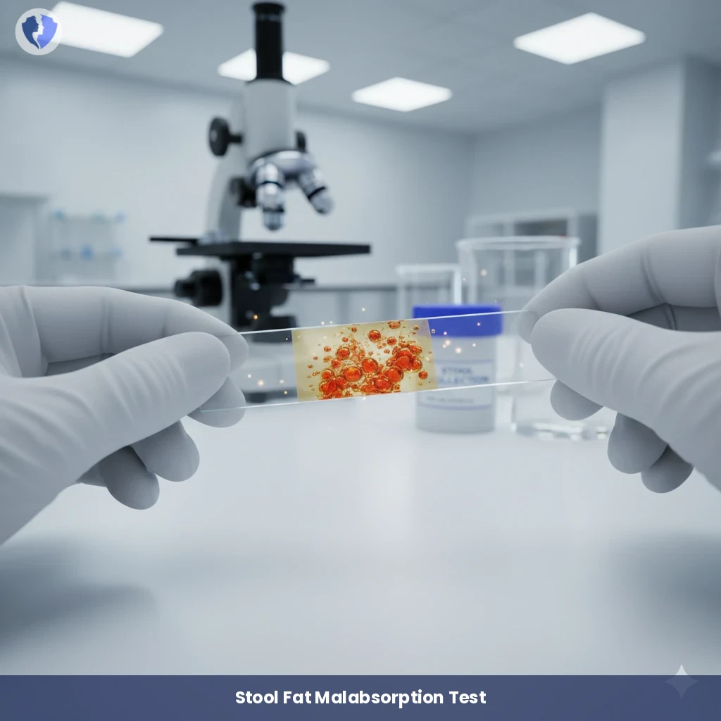 Stool Fat Analysis Test - Stool Fat Analysis (Sudan III Stain)
