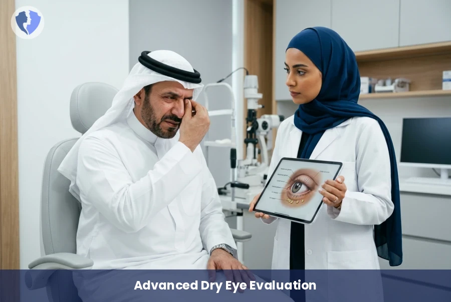 Advanced Dry Eye Relief Evaluation - Thermal Pulsation Therapy Suitability (LipiFlow)