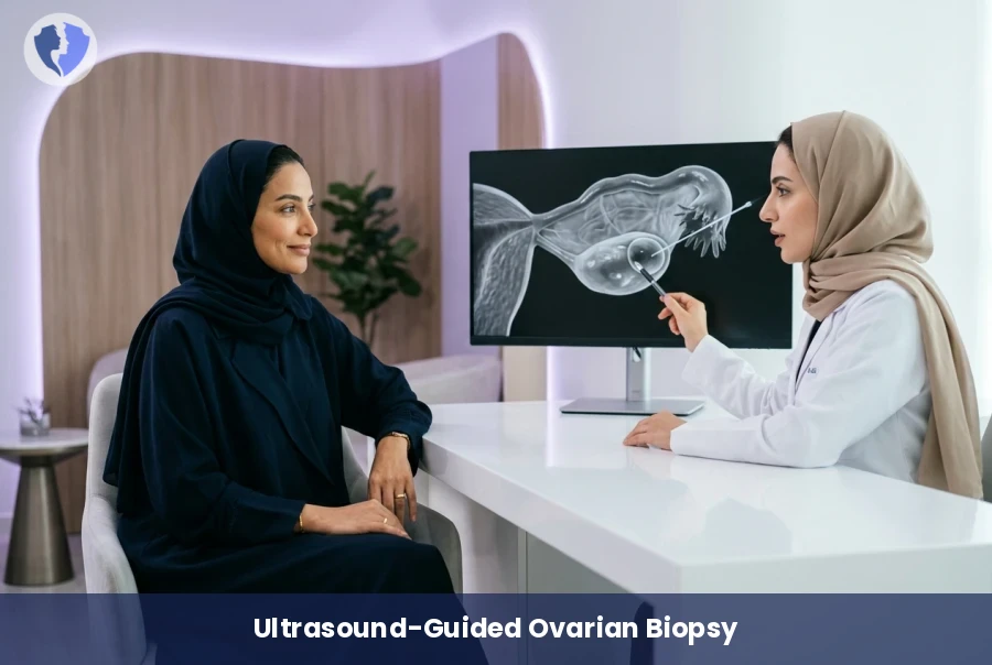 Precise Ovarian Mass Evaluation - Ultrasound-Guided Fine Needle Aspiration (FNA) of Ovarian Mass