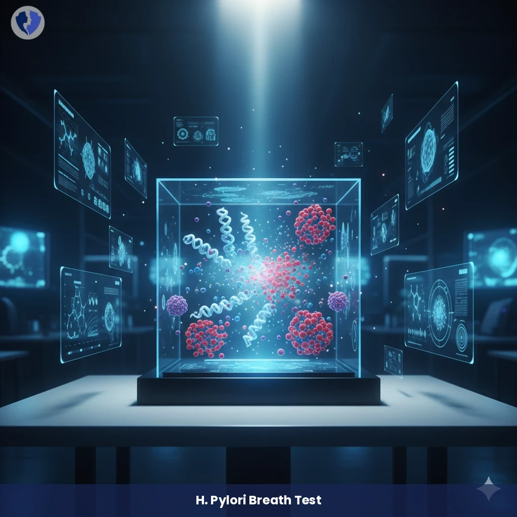 Accurate H. Pylori Screening - Urea Breath Test (UBT)