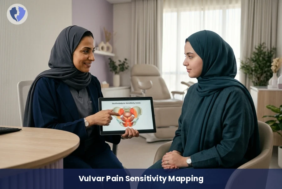 Map Your Vulvar Comfort - Vulvar Vestibulitis Sensitivity Mapping (Vestibulodynia Mapping)