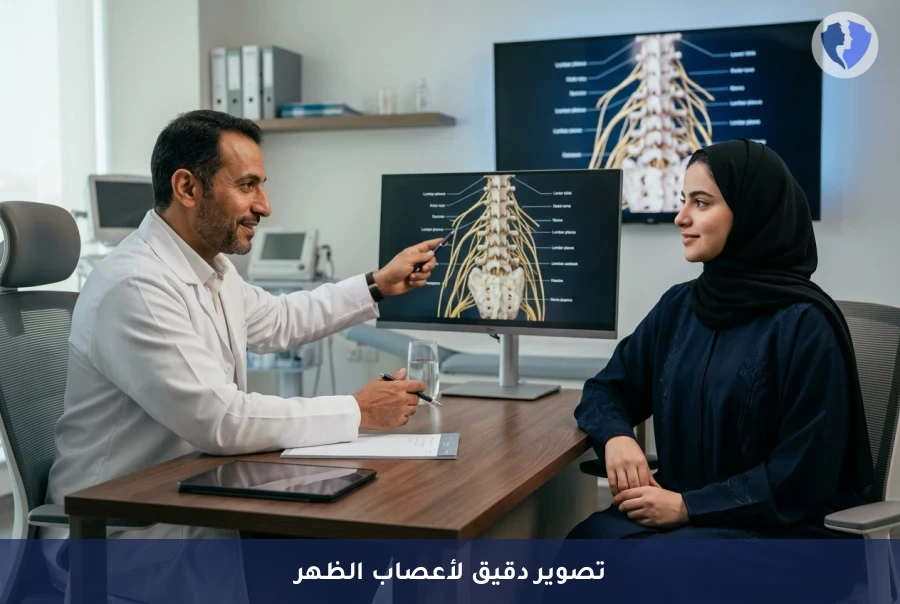 اطمئن على صحة أعصابك القطنية - أشعة الرنين المغناطيسي لضفيرة الأعصاب القطنية (MRN)