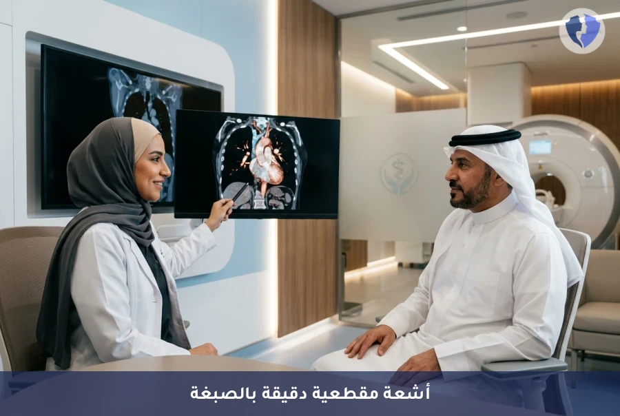 أشعة مقطعية مع الصبغة - أشعة مقطعية على عضو واحد مع الصبغة (CT)