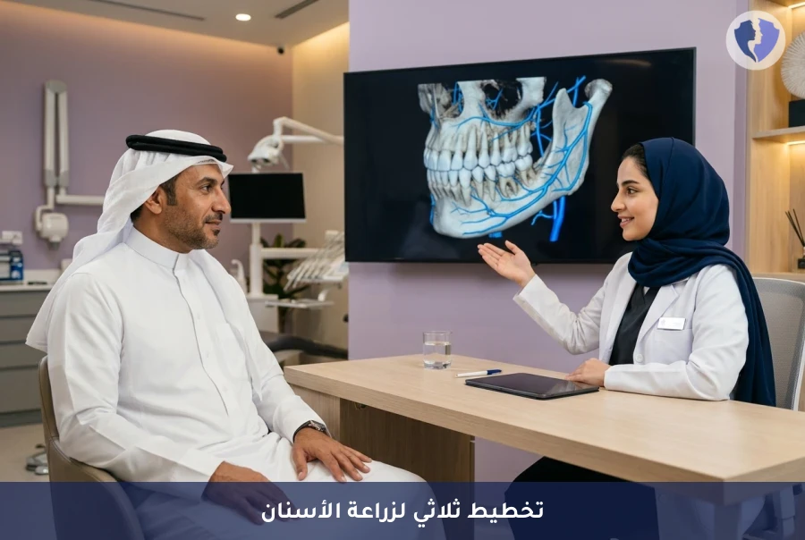 ابتسامة دقيقة بتقنية ثلاثية الأبعاد - أشعة مقطعية للأسنان والفكين (CBCT)