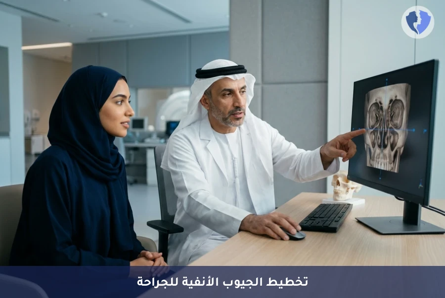 دقة الملاحة لجراحة الجيوب الأنفية - أشعة مقطعية للجيوب الأنفية للملاحة الجراحية