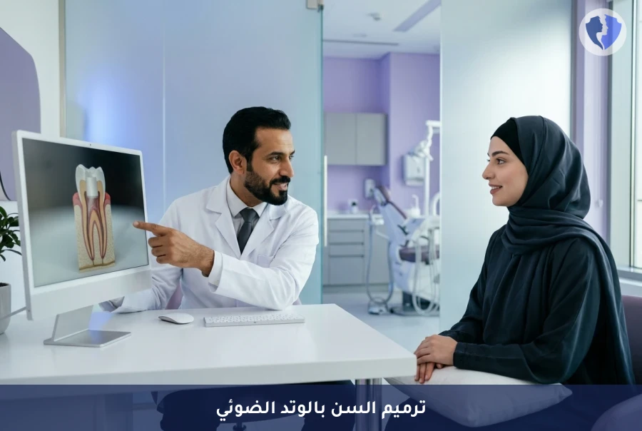 استعد قوة وجمال أسنانك المتهالكة - إجراء إعادة بناء لب السن بالوتد والألياف الضوئية