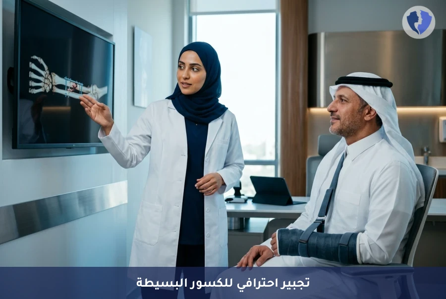 تثبيت الكسور وحماية مفاصلك - إجراء تجبيس الكسور البسيطة (Casting)