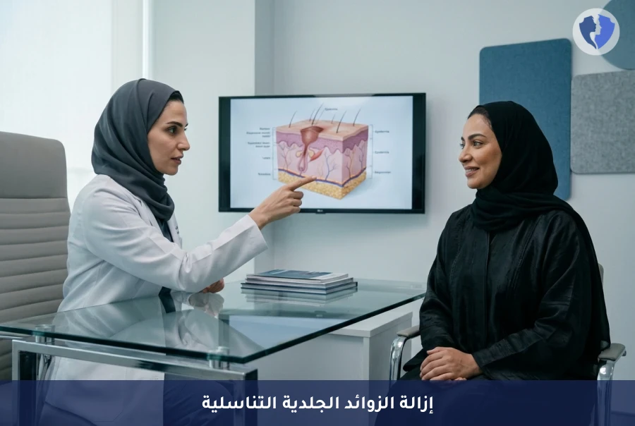 استعادة راحتكِ وثقتكِ بأنوثتكِ - إزالة الزوائد الجلدية والآفات الحميدة في الفرج (Vulvar Skin Tag Removal)