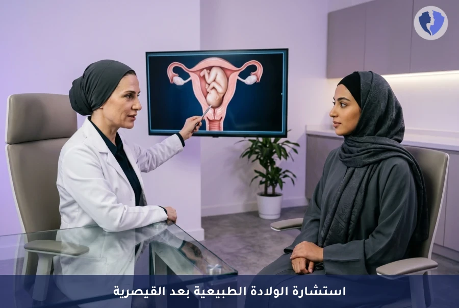 ولادة طبيعية آمنة بعد القيصرية - استشارة الولادة الطبيعية بعد القيصرية (VBAC)