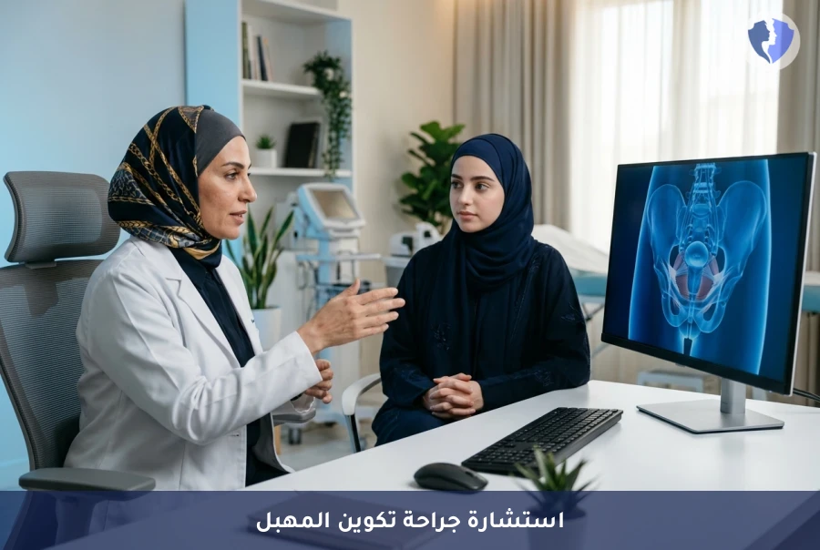 استشارة متخصصة لتكوين المهبل - استشارة جراحة تكوين المهبل التعويضية (MRKH)