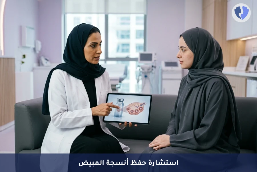 احفظي حلم الأمومة للمستقبل - استشارة حفظ أنسجة المبيض (OTC)