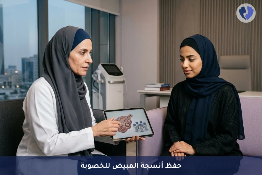 احفظي حلم الأمومة المستقبلي - استشارة حفظ أنسجة المبيض (OTC)