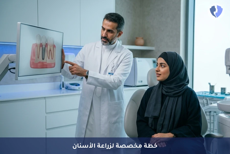 استعد لابتسامة مثالية ومستدامة - استشارة زراعة الأسنان المتكاملة