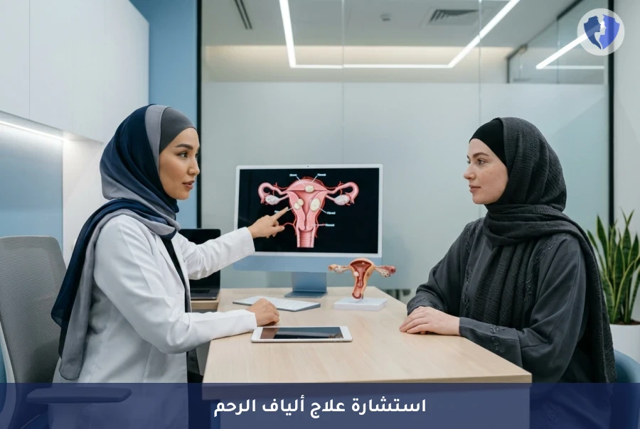 علاج ألياف الرحم دون جراحة - استشارة طبية لتقييم ألياف الرحم بالقسطرة (UAE)
