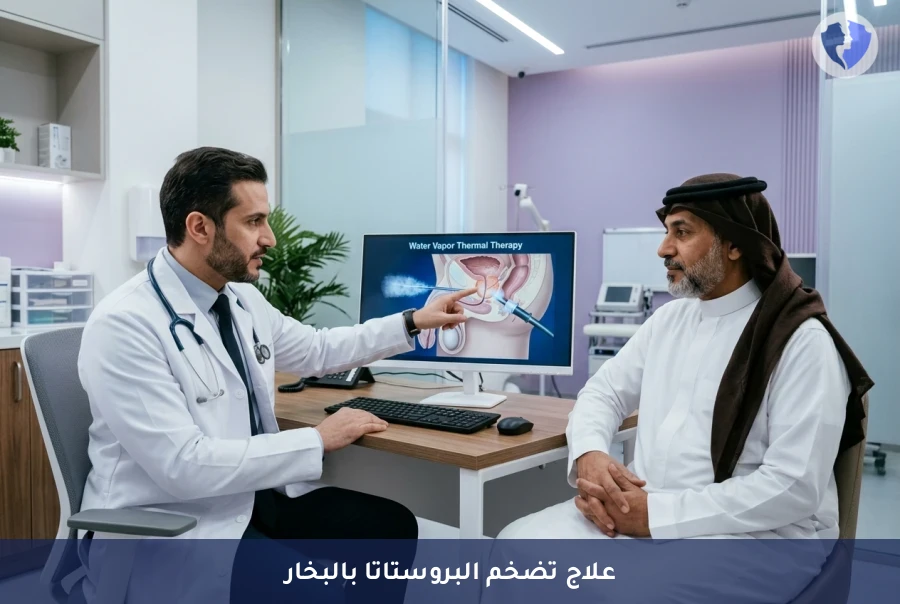 تخلص من أعراض تضخم البروستاتا - استشارة علاج تضخم البروستاتا بالبخار (Rezum)