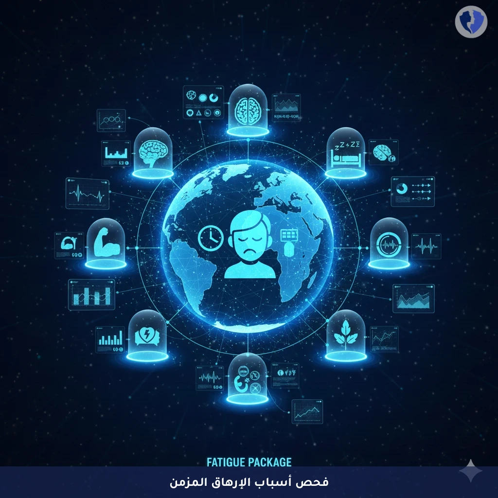 باقة تشخيص الخمول والتعب المزمن - باقة فحص أسباب الإرهاق المزمن