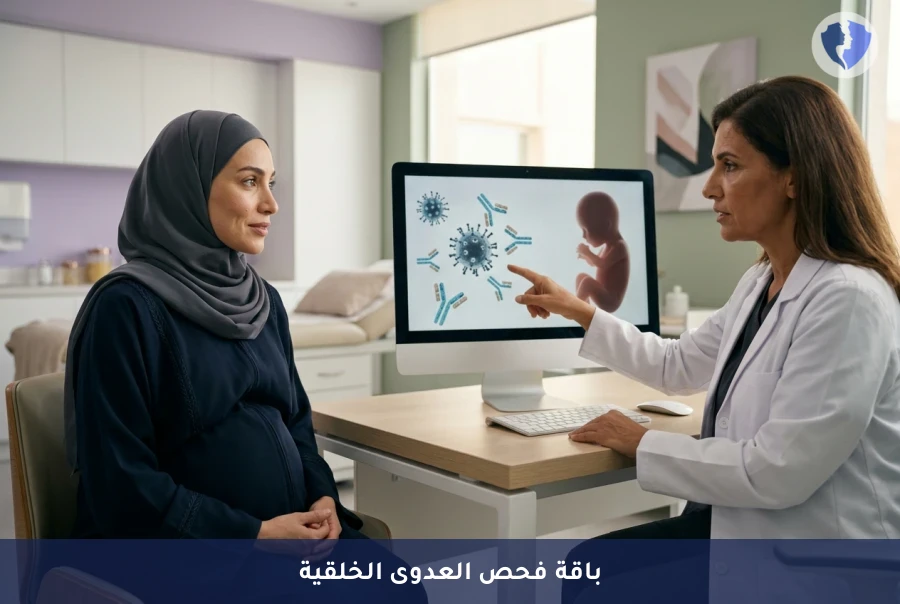 اطمئني على سلامة جنينك - باقة فحص العدوى الخلقية (TORCH)