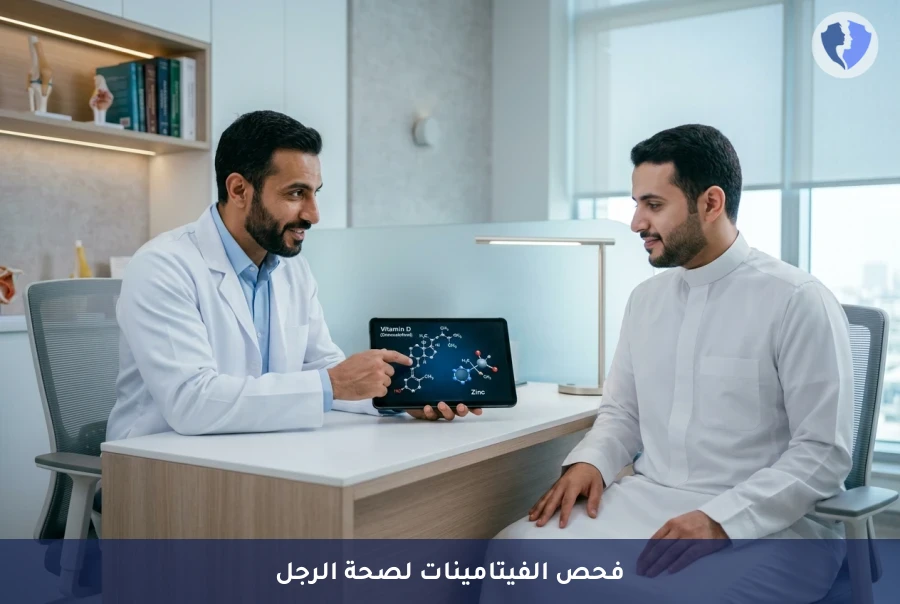 عزز حيويتك وطاقتك الرجولية اليوم - باقة فحص الفيتامينات الأساسية لصحة الرجل