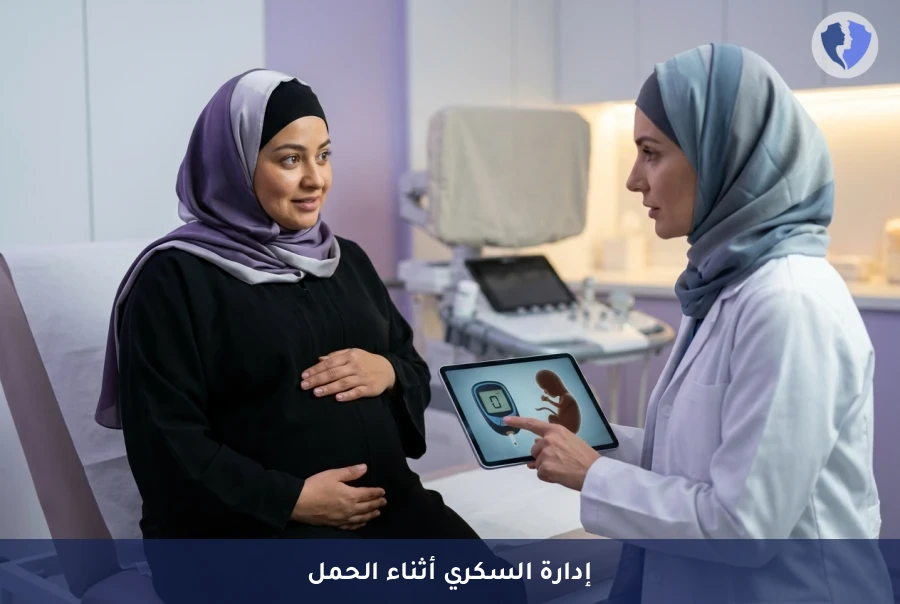 إدارة آمنة لسكر الحمل - برنامج إدارة سكر الحمل النوع الأول والثاني