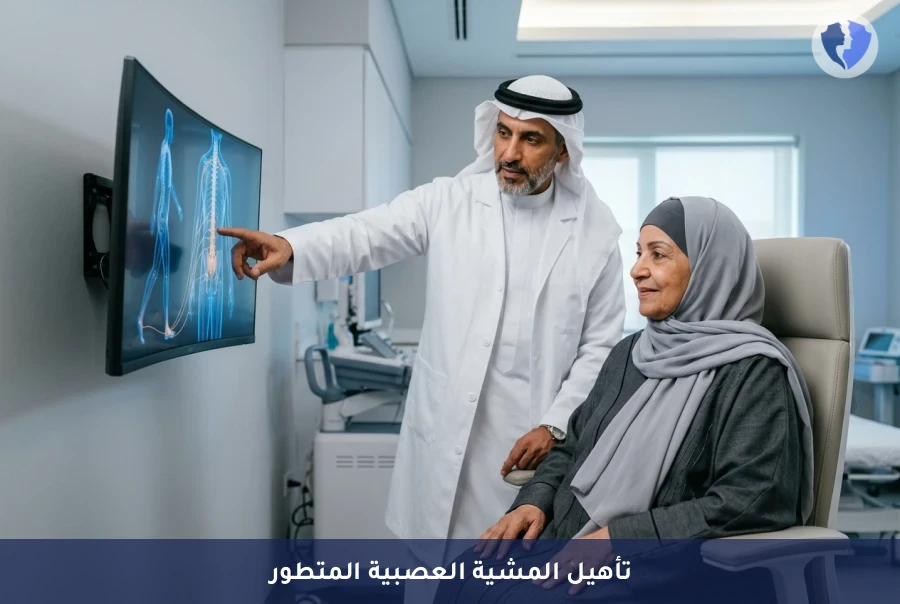 استعد توازنك واستعد مشيتك - برنامج إعادة تأهيل المشية العصبية (Gait Re-education)