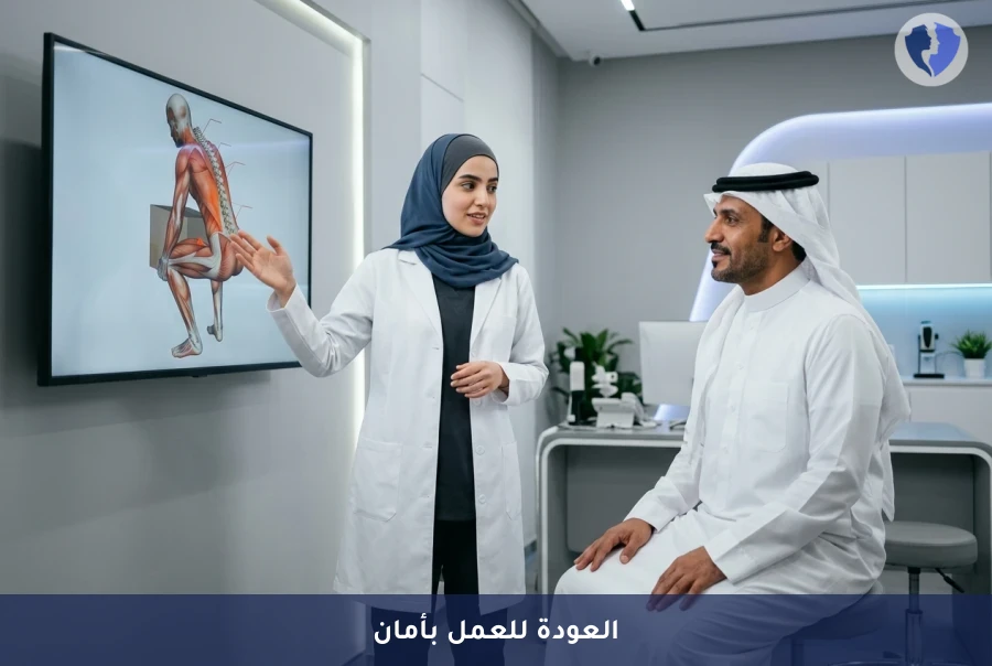 استعد لقوتك وعد لعملك بثقة - برنامج التأهيل المهني والبدني للعودة للعمل