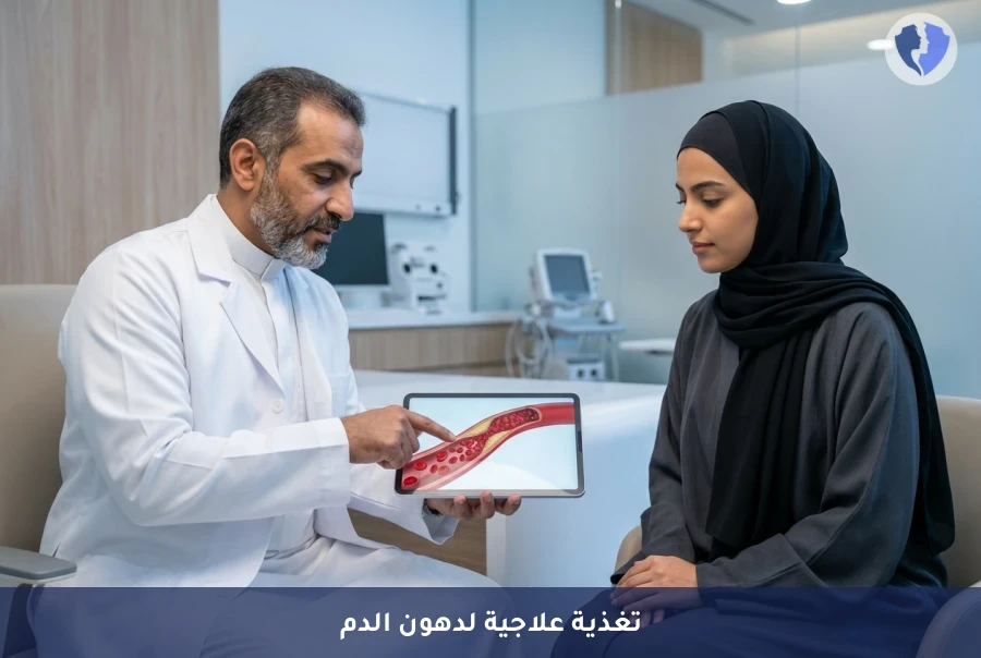 سيطر على الكوليسترول بغذائك الصحي - برنامج التغذية العلاجية لارتفاع دهون الدم (Hyperlipidemia)