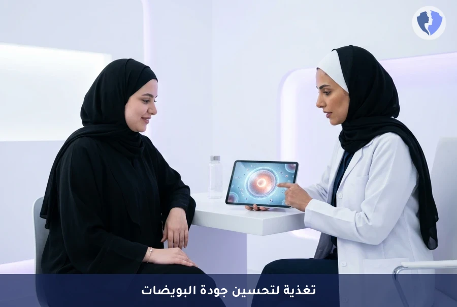تغذية مثالية لخصوبة المرأة - برنامج التغذية العلاجية لتحسين جودة البويضات