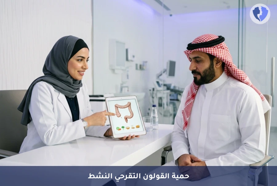 دليلك الغذائي للقولون التقرحي النشط - برنامج التغذية العلاجية لحالات القولون التقرحي النشط