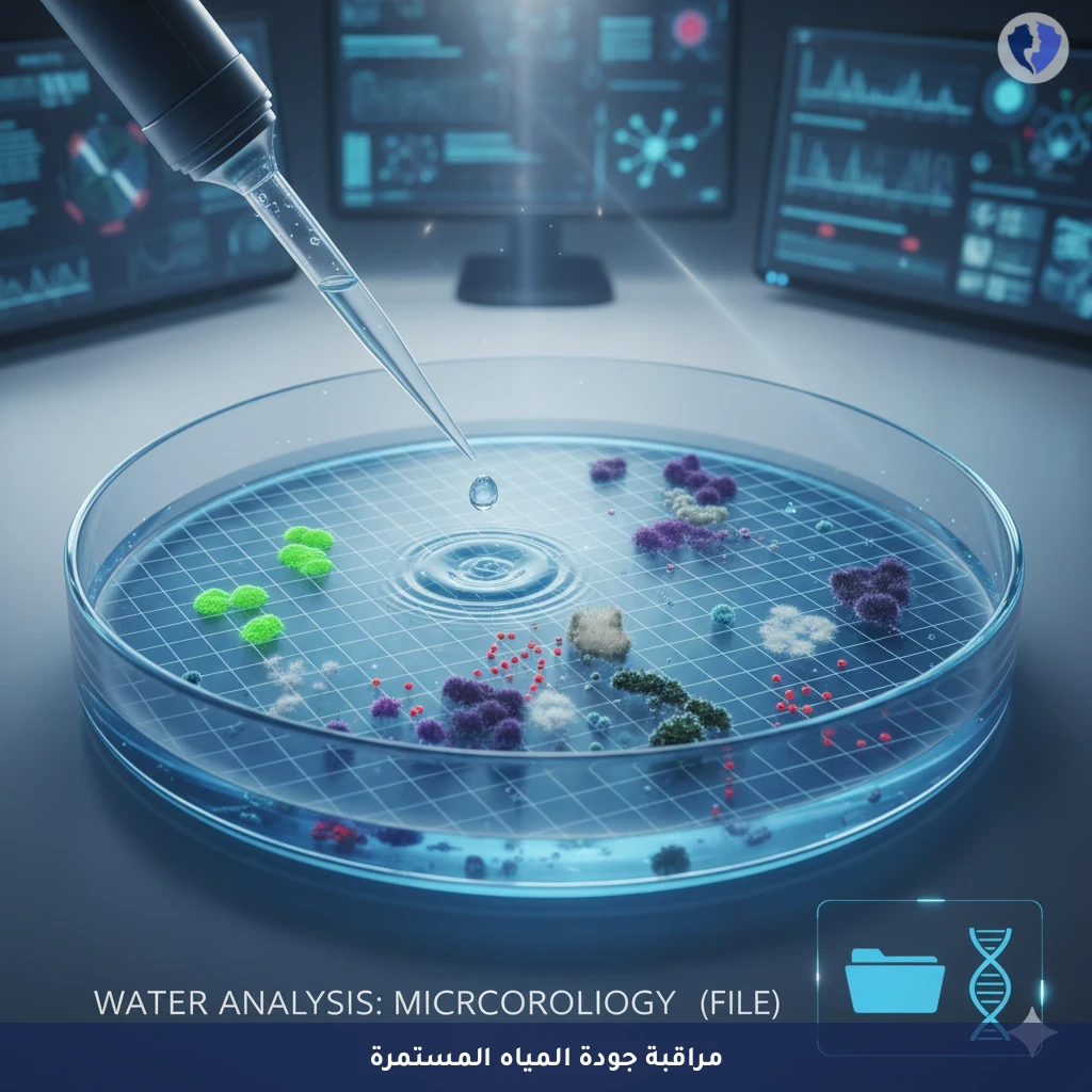 برنامج مراقبة سلامة المياه - برنامج المراقبة الميكروبيولوجية الدورية للمياه