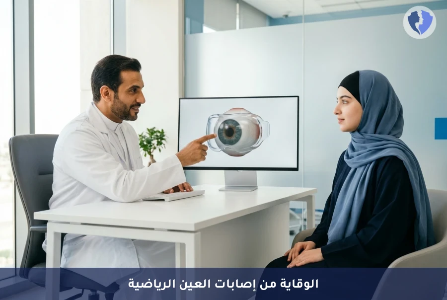 احمِ عينيك أثناء ممارسة الرياضة - برنامج الوقاية من إصابات العين الرياضية
