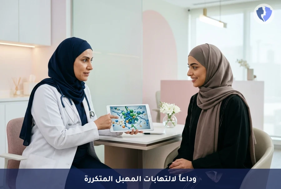 وداعاً لالتهابات المهبل المتكررة - برنامج الوقاية من التهاب المهبل البكتيري المتكرر (BV)