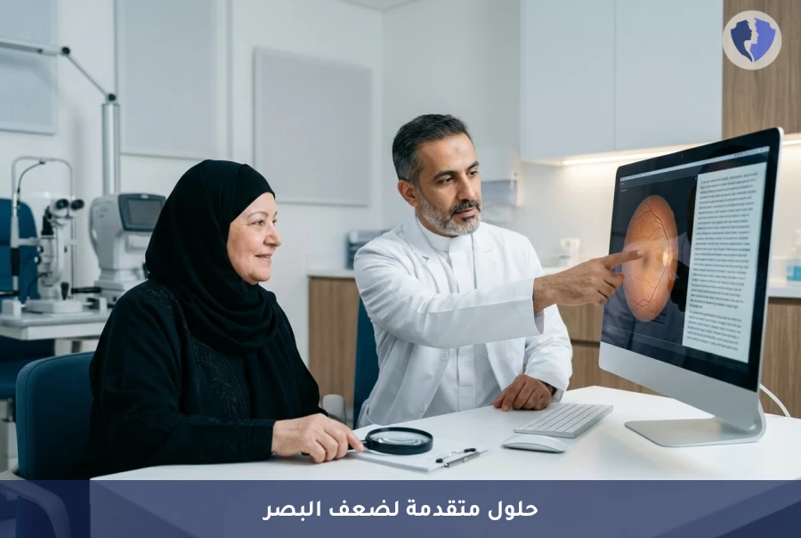 استعد استقلاليتك مع تأهيل البصر - برنامج تأهيل ضعف البصر الشديد