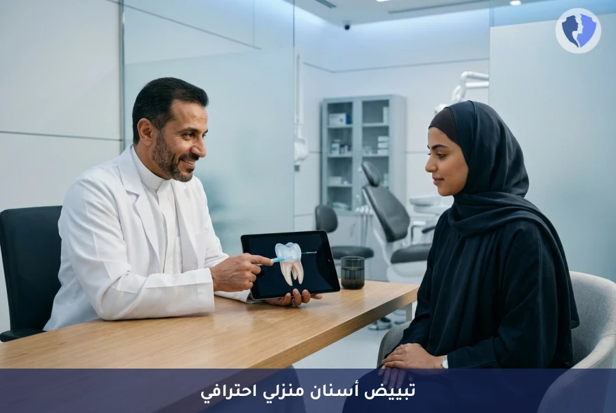 ابتسامة ناصعة بلمسة احترافية - برنامج تبييض الأسنان المنزلي (Carbamide Peroxide)