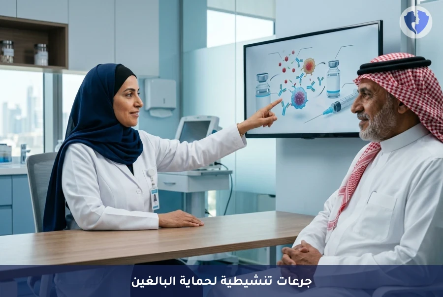 حصن صحتك بتطعيمات البالغين - برنامج تحديث التطعيمات والجرعات التنشيطية للبالغين