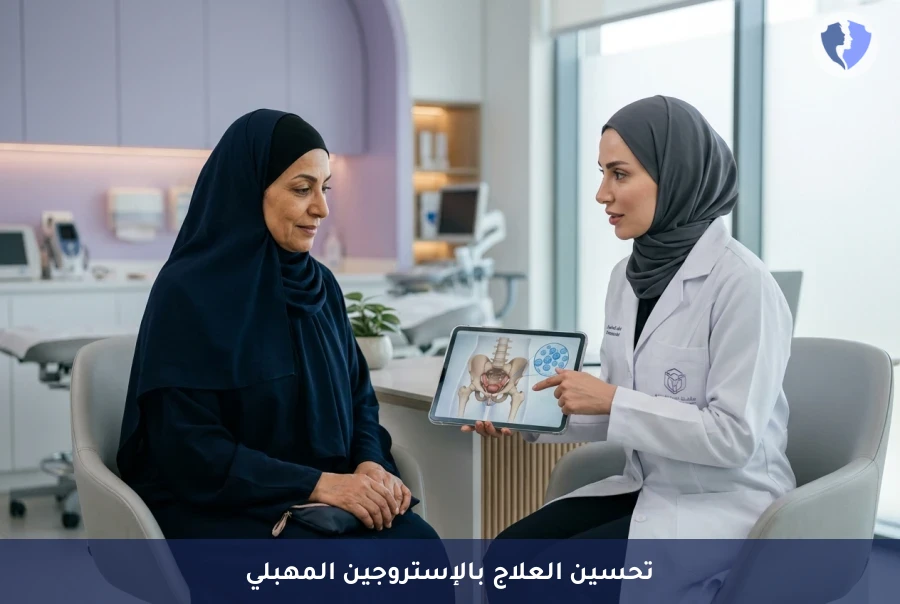 استعيدي راحتكِ وحيويتكِ الأنثوية - برنامج تحسين العلاج بالإستروجين المهبلي الموضعي