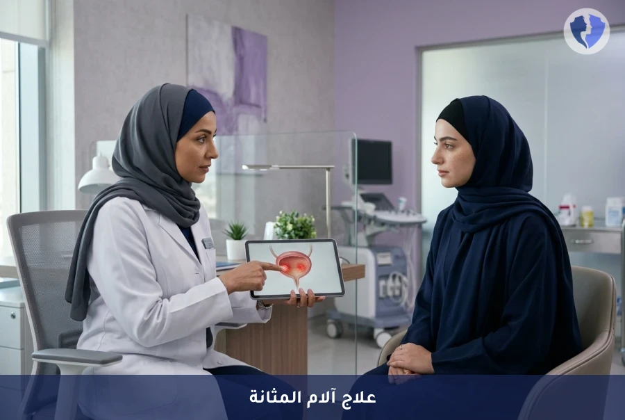 تخلصي من آلام المثانة المزمنة - برنامج تشخيص وعلاج التهاب المثانة الخلالي (BPS)