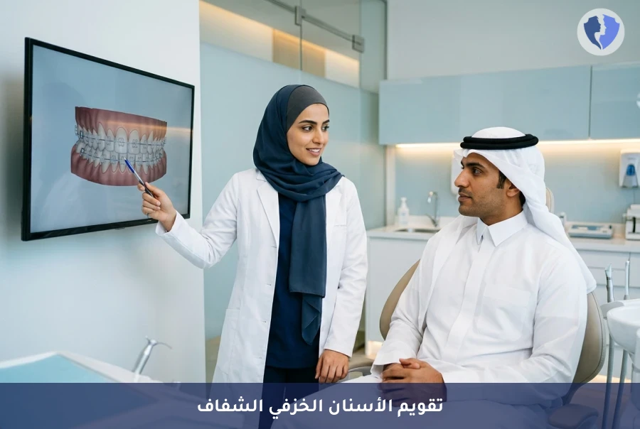 ابتسامة مثالية بالتقويم الخزفي - برنامج تقويم الأسنان الخزفي (Ceramic Braces)