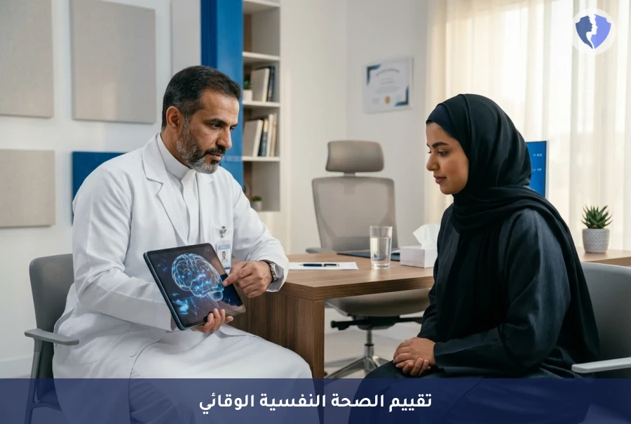 عزز توازنك النفسي اليوم - برنامج تقييم الصحة النفسية الوقائي (PHQ-9 & GAD-7)