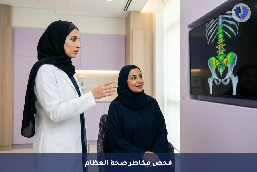 احمي عظامك بعد سن اليأس - برنامج تقييم مخاطر هشاشة العظام وصحة العظام (DEXA)