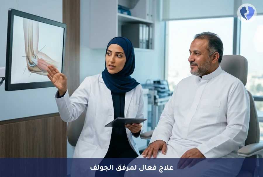 تخلص من آلام مرفق الجولف - برنامج علاج التهاب اللقيمة الإنسية (مرفق الجولف)