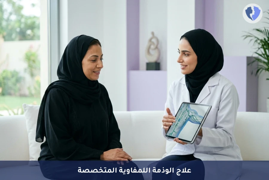 تخلصي من تورم الذراع بأمان - برنامج علاج الوذمة اللمفاوية بعد استئصال الثدي (CDT)