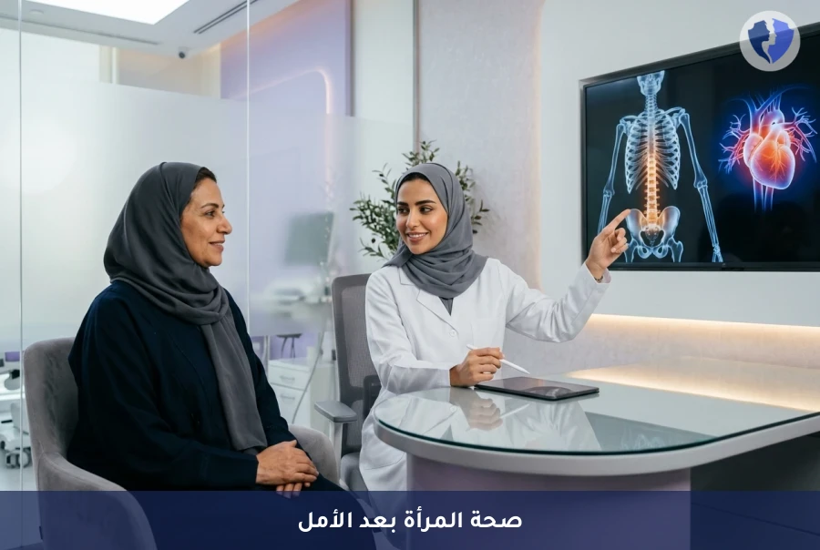 استعيدي حيويتك بعد سن الأمل - برنامج فحص العناية ببعد سن الأمل الشامل