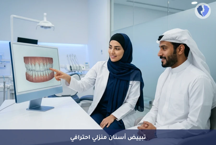 ابتسامة ناصعة من منزلك - برنامج قوالب التبييض المنزلي المخصصة