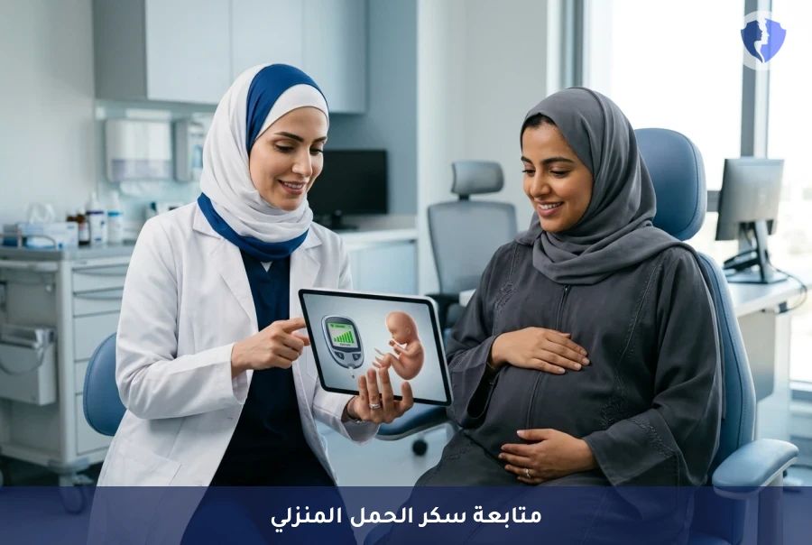 سيطري على سكر الحمل بأمان - برنامج متابعة سكر الحمل المنزلي (GDM)