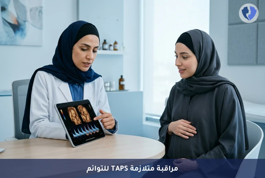 احمي توأمك من متلازمة TAPS - برنامج مراقبة متلازمة فقر الدم وكثرة الحمر في التوائم (TAPS)