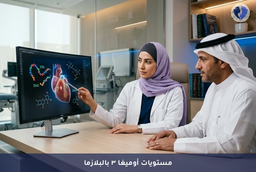 تحليل أوميجا 3 لصحة القلب - تحليل أوميغا 3 في المصل والبلازما (Omega 3 Serum/Plasma)