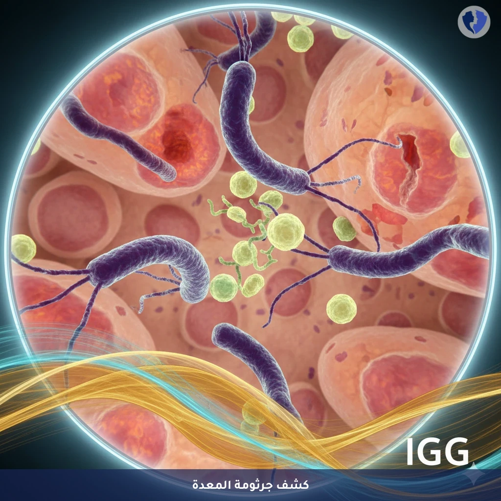 فحص أجسام جرثومة المعدة - تحليل الأجسام المضادة لجرثومة المعدة في الدم (H. Pylori IgG)