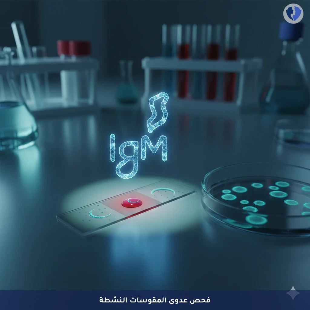 تشخيص عدوى داء القطط النشطة - تحليل الأجسام المضادة لداء المقوسات (Toxoplasma IgM)